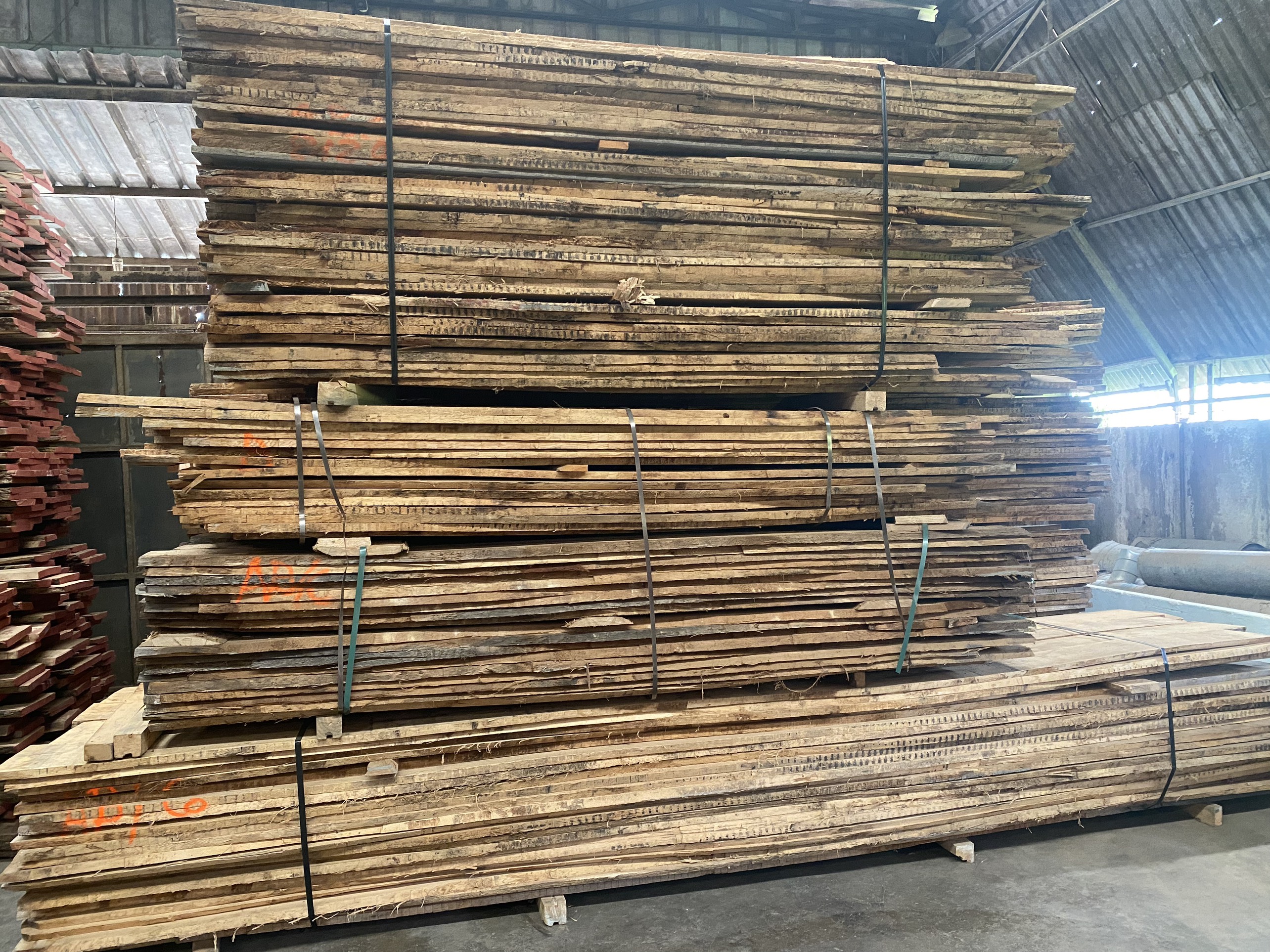 ash wood planks