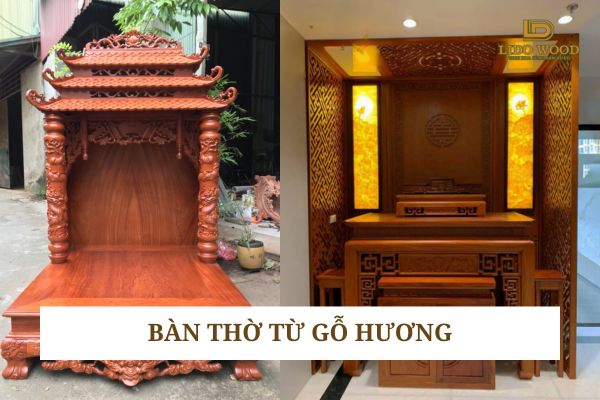 Bàn thờ Gỗ Hương