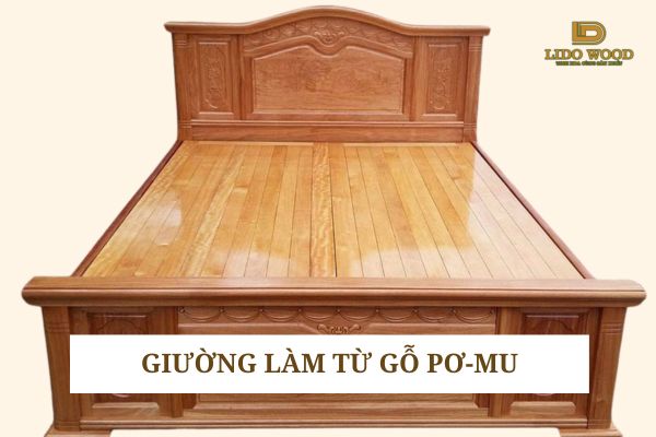 Gỗ pơ-mu làm giường