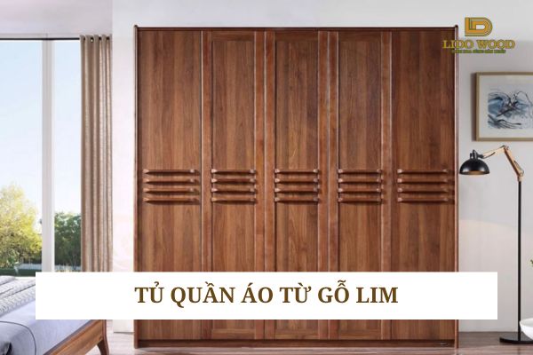 Tủ quần áo từ gỗ lim