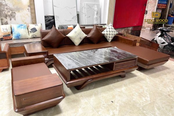 Bàn ghế gỗ óc chó