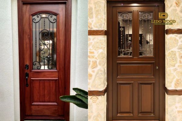 Mẫu cửa gỗ nước ngoài nhập khẩu đẹp