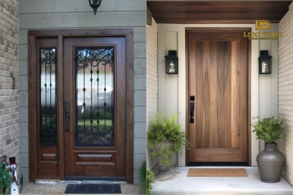Mẫu cửa gỗ nước ngoài nhập khẩu đẹp