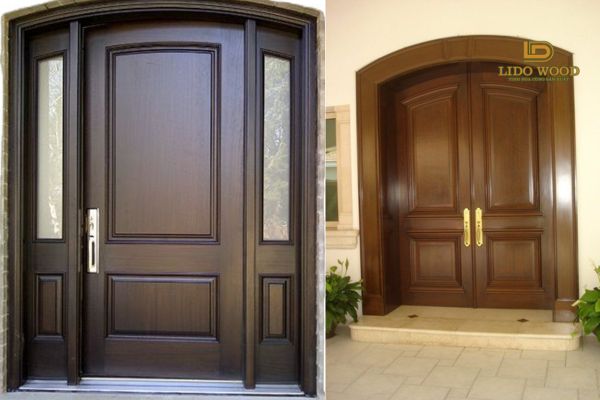 Mẫu cửa gỗ nước ngoài nhập khẩu đẹp
