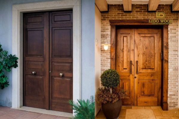 Mẫu cửa gỗ nước ngoài nhập khẩu đẹp
