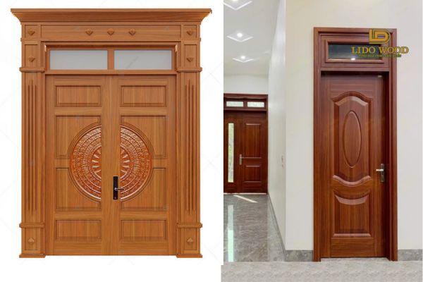 Mẫu cửa thép nhập khẩu vân gỗ đẹp