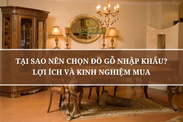 Tại Sao Nên Chọn Đồ Gỗ Nhập Khẩu? Lợi Ích Và Kinh Nghiệm Mua