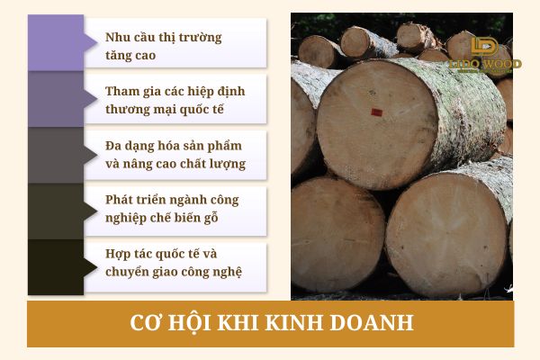 Cơ hội khi kinh doanh gỗ ngoại nhập khẩu