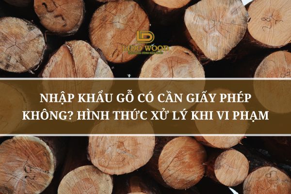 Nhập Khẩu Gỗ Có Cần Giấy Phép Không? Hình Thức Xử Lý Khi Vi Phạm