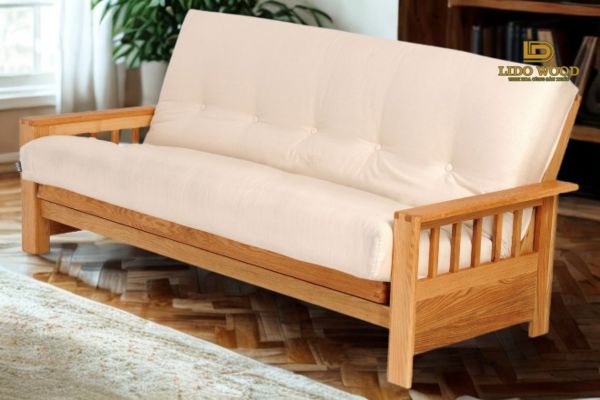 Sofa giường gỗ sồi Mỹ