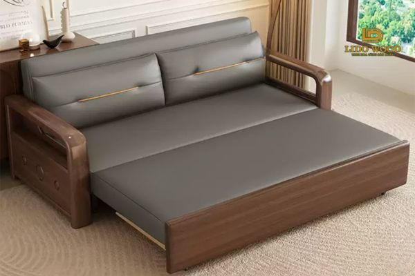 Sofa giường gỗ thông Bắc Âu