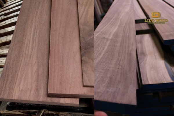 Giá gỗ óc chó nhập khẩu theo kiện (đã xẻ sấy)