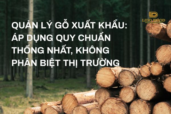Quản lý gỗ xuất khẩu: Áp dụng quy chuẩn thống nhất, không phân biệt thị trường