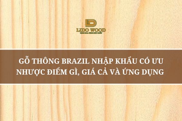 Gỗ Thông Brazil Nhập Khẩu Có Ưu Nhược Điểm Gì, Giá Cả Và Ứng Dụng