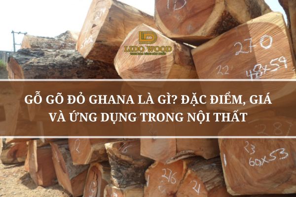 Gỗ Gõ Đỏ Ghana Là Gì? Đặc Điểm Giá Và Ứng Dụng Trong Nội Thất