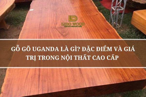 Gỗ Gõ Uganda Là Gì? Đặc Điểm Và Giá Trị Trong Nội Thất Cao Cấp