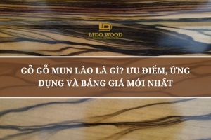 Gỗ Mun Lào Là Gì? Ưu Điểm, Ứng Dụng Và Bảng Giá Mới Nhất