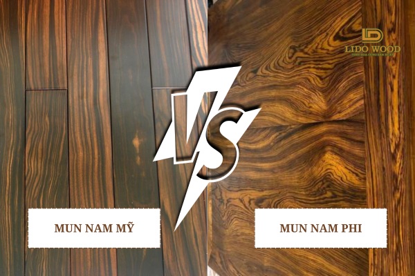 Mun Nam Mỹ khác gì với gỗ mun Nam Phi