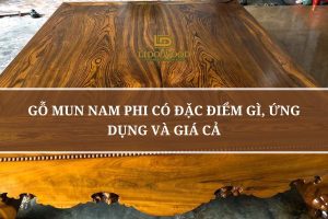 Gỗ Mun Nam Phi Có Đặc Điểm Gì, Ứng Dụng Và Giá Cả