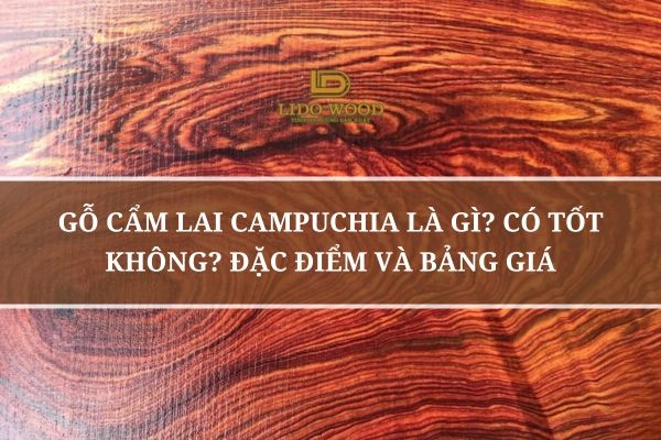 Gỗ Cẩm Lai Campuchia Là Gì? Có Tốt Không? Đặc Điểm Và Bảng Giá