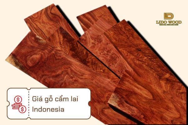 Giá gỗ cẩm lai xuất xứ Indonesia