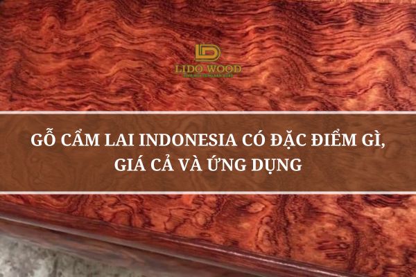 Gỗ Cẩm Lai Indonesia Có Đặc Điểm Gì, Giá Cả Và Ứng Dụng