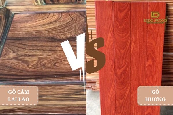 So sánh gỗ cẩm lai và gỗ hương