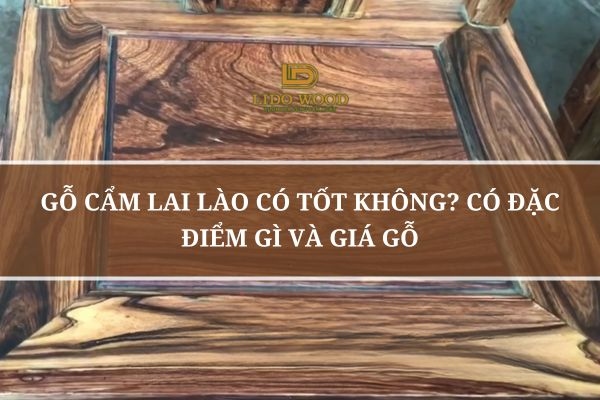 Gỗ Cẩm Lai Lào Có Tốt Không? Có Đặc Điểm Gì Và Giá Gỗ