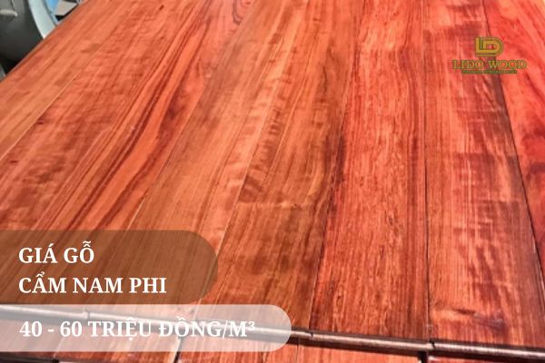 Giá gỗ cẩm lai Nam Phi?