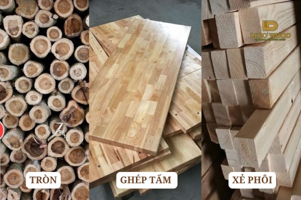 Phân loại gỗ cao su Indonesia nhập khẩu