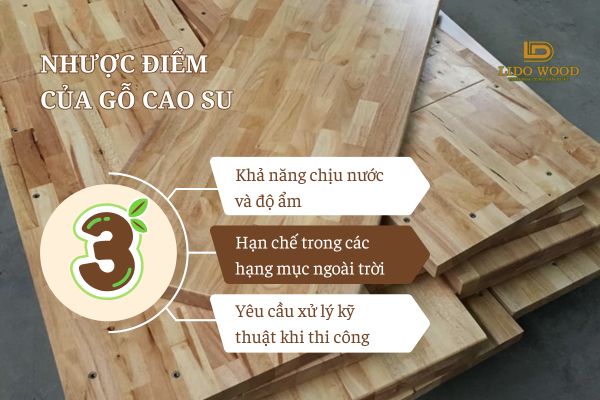 Nhược điểm của gỗ
