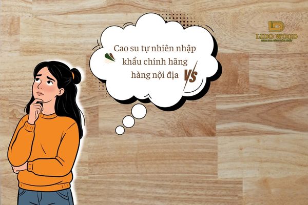 Phân biệt gỗ cao su tự nhiên nhập khẩu chính hãng với hàng nội địa