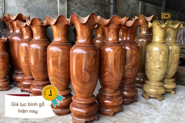 Giá lục bình gỗ hiện nay