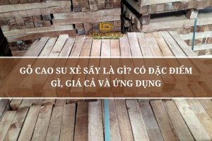 Gỗ Cao Su Xẻ Sấy Là Gì? Có Đặc Điểm Gì, Giá Cả Và Ứng Dụng