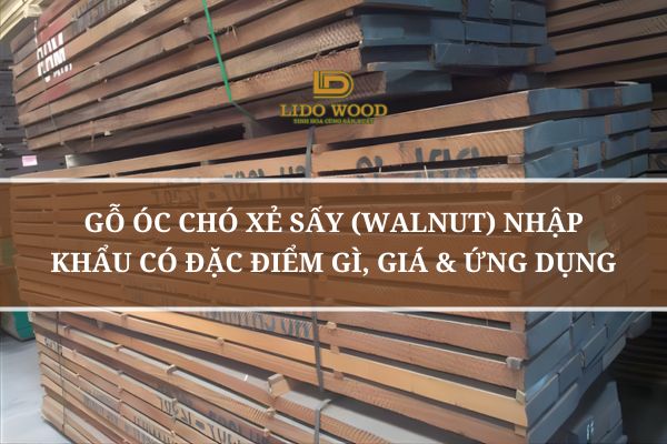 Gỗ Óc Chó Xẻ Sấy (Walnut) Nhập Khẩu Có Đặc Điểm Gì, Giá & Ứng Dụng