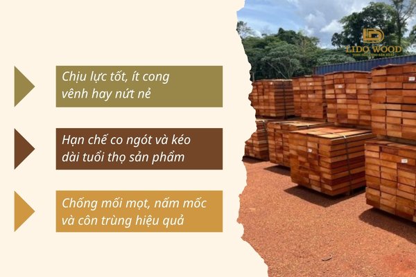 Đặc điểm nổi bật của gỗ lim