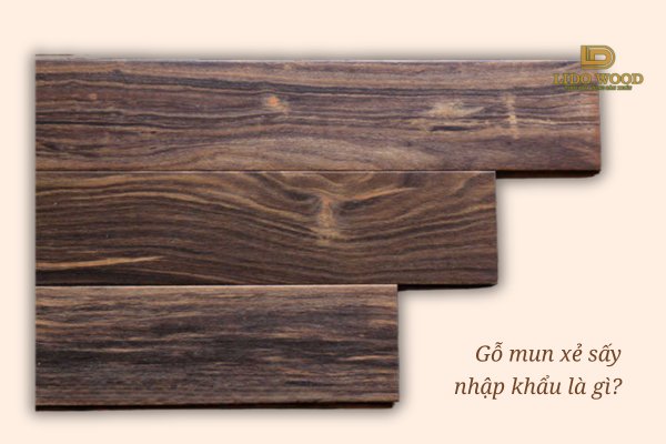 Gỗ mun xẻ sấy nhập khẩu là gì?