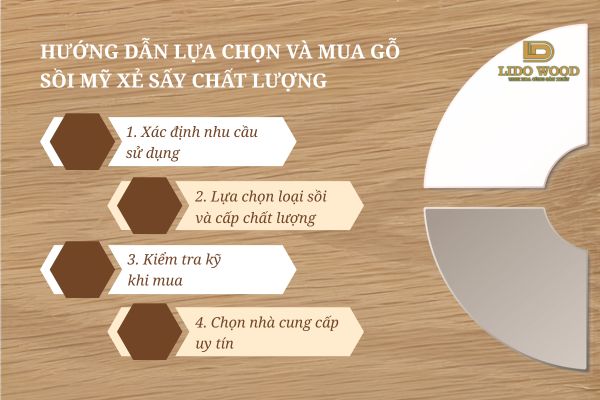 Hướng dẫn lựa chọn và mua gỗ sồi Mỹ xẻ sấy chất lượng