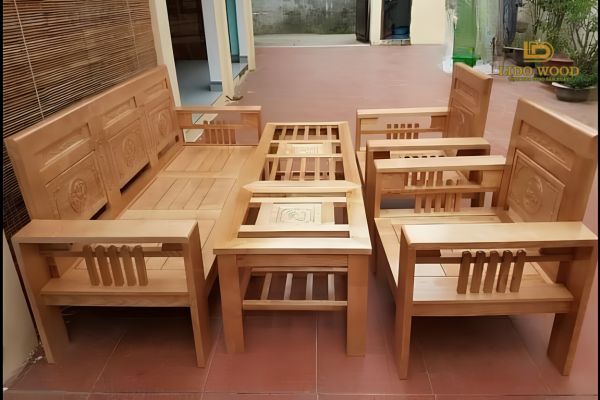 Ứng dụng của gỗ sồi Nga xẻ sấy