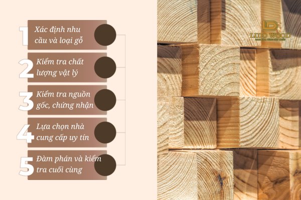 Hướng dẫn chọn mua gỗ xẻ sấy nhập khẩu chất lượng